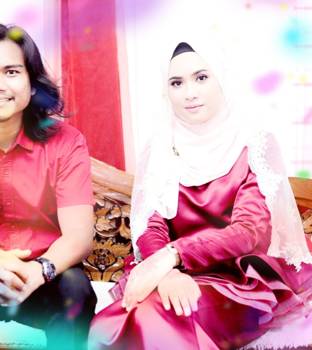 AzlymAziz's tweet photo. I feel the sparkle of your eyes and the cute smile when we are together. I want to be your side to celebrate your many more birthday. Happy Birthday love @frhaqila_ https://t.co/oyI1IkpRGW