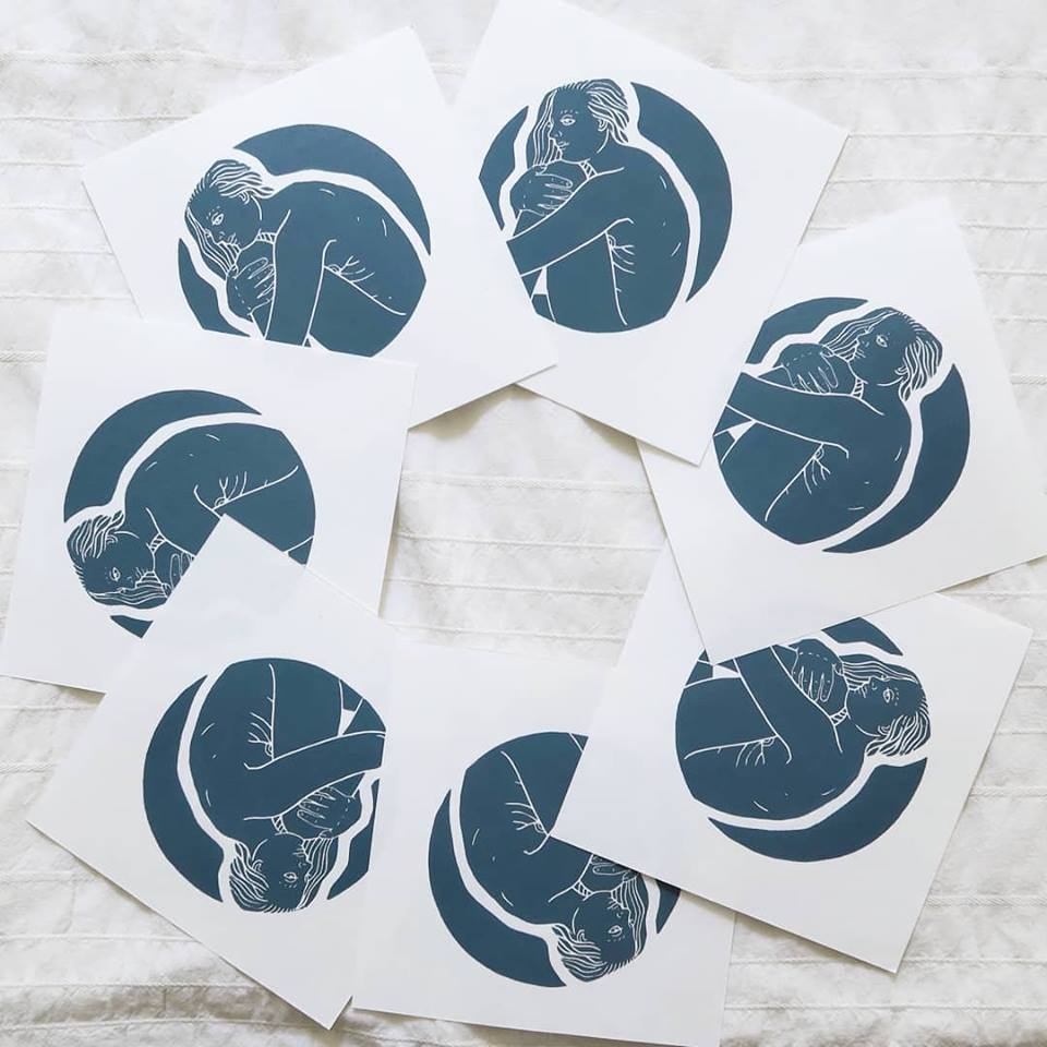 Lately I’ve been enjoying simpler forms. I’m sure this preference is related to my ongoing quest for a clear mind. 

ellenvonwiegand.com/monthly-print-…

#gather #linocut #blockprints #prints #printmaking #printmaker #art #artprints #miniprints #miniatureart #artclub #printed #ink #nude