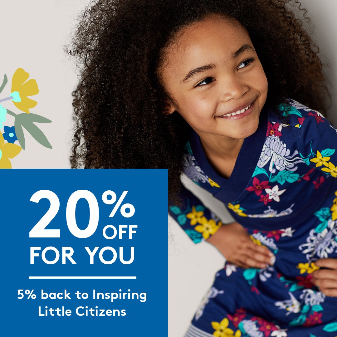 teacollection's tweet image. Get a little, give a little. 20% off fresh fall finds for you, 5% back to our Inspiring Little Citizens. Meet our finalists and shop through Sunday with code INSPIREDKIDS to help support their causes: bit.ly/2eShjE9