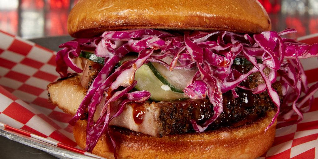 RockitCharGrill's tweet photo. *BELLY #BURGER*
Served with #delicious Pork Belly, Pickled Cucumbers, House-Made #Coleslaw, Hoisin Sauce, w/ a Brioche Bun! #hayward #bayarea #yummm https://t.co/wum2xi9Nrv