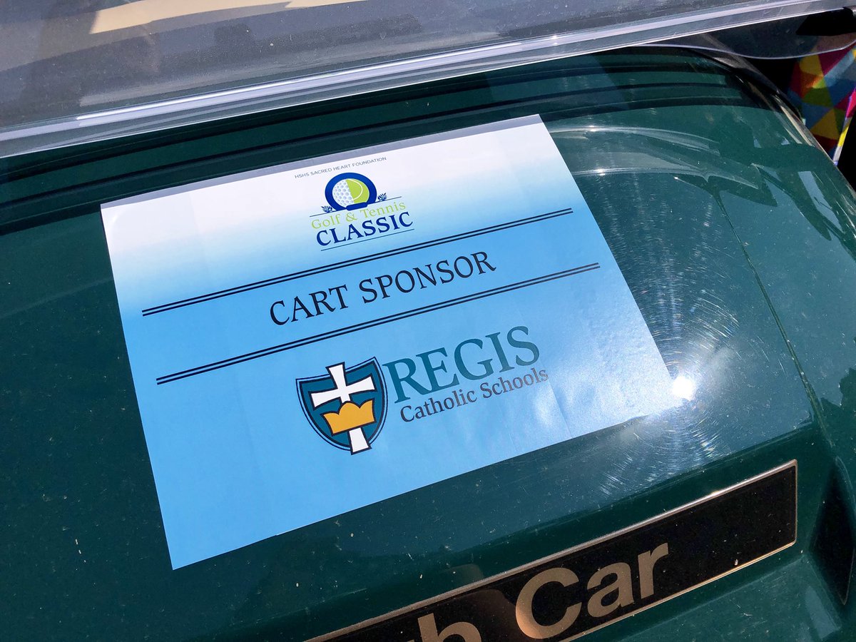 We are a proud sponsor of today’s @sacredhearthosp Golf &amp; Tennis Classic! #RegisPride