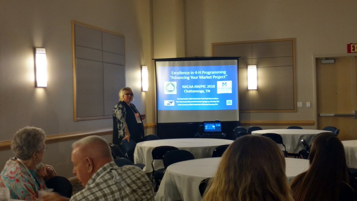 Wendy Becker from Montana is the National Winner for Excellence in 4-H Programming. She shares her program at the 2018 #NACAA2018 Excellence in 4-H Luncheon <a href="/agagents/">agagents</a> @nacaa_2018