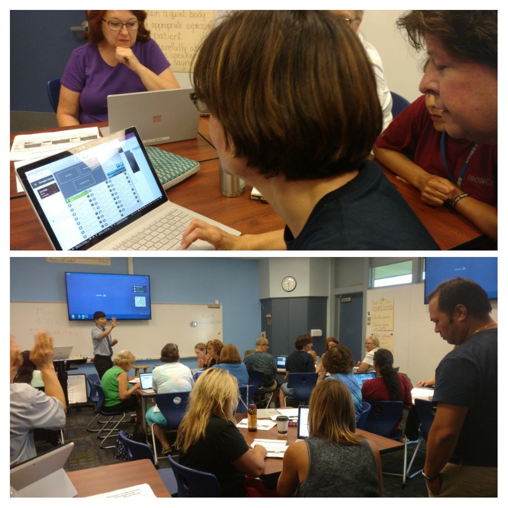 rt_eagles's tweet photo. Teachers learning how to bring NovaPro to the classrooms! #CESD_Does https://t.co/bmRhNgFsen