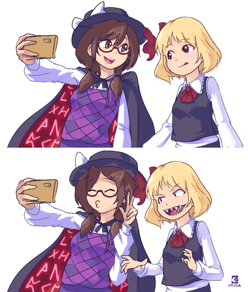 Hrusa Sumireko 菫子 Explores Gensokyo 宇佐見菫子 ルーミア 東方 Touhou Hrusa Sumireko 菫子 Explores Gensokyo 宇佐見菫子 ルーミア 東方 Touhou