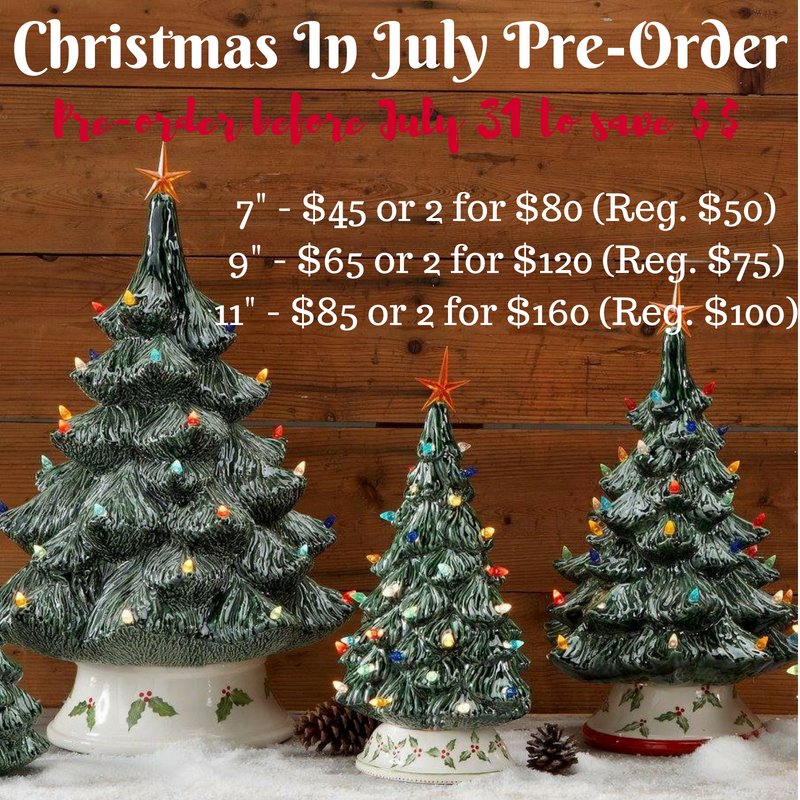 Last 2 days to pre-order Christmas Trees!
We will have a very limited amount on the shelf this season so order now to guarantee you get one AND save 💵 💵!

#vintagechristmastree #justlikegrandmas #christmasinjuly #preorder #creatememories #pyop #supportlocal #artsoullifeyll