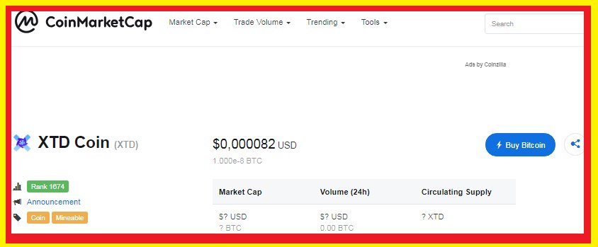 EuroAirdrops's tweet photo. 🔥 🔥 Airdrop XTD Coin get 250,000 📈 125,000 for referral 🔥🔥 
 
https://t.co/jqnbk42FXC  

Referral Telegram Username : aouinimarouen1

💰 Coinmarketcap listed
#airdrop #bounty #BTC #xrp #freetoken #Crypto #ETH #Blockchain #ripple #trx #tron #trx #binance #freetoken #airdrops https://t.co/QE6BWJWnU0