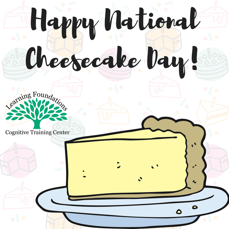 SATX_Learning's tweet photo. Happy National Cheesecake Day! What is your favorite kind of cheesecake? Let us know in the comments below! #LearningFoundationsTX #NationalCheeseCakeDay https://t.co/f8S8KFp3sV