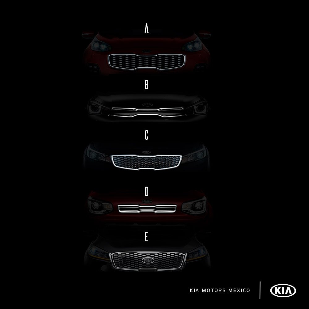 KiaTabasco's tweet photo. ¿Te consideras un experto #KIA? Dinos de qué KIA son estas parrillas. https://t.co/METkOQMkez
