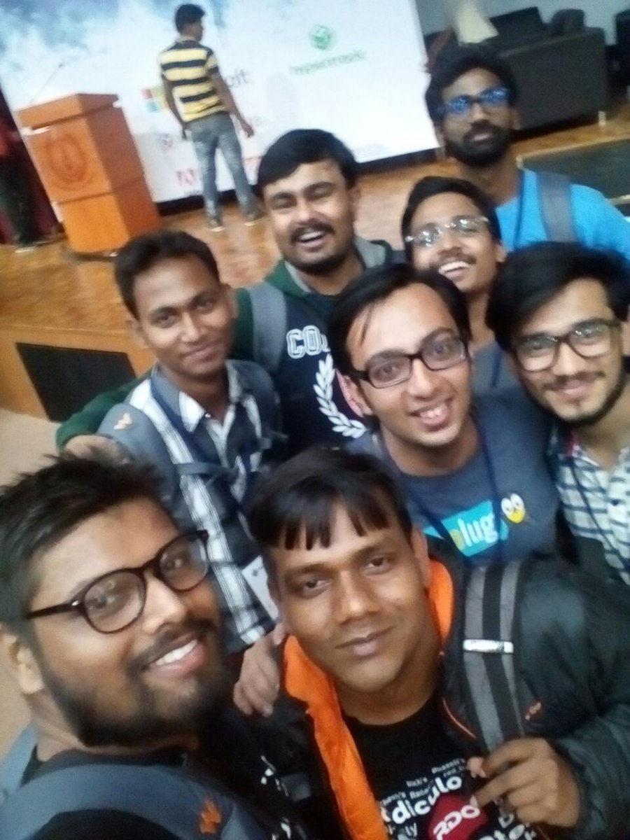 IHackPY's tweet image. #Old #memories #PyConIndia2017 Superman of Python @chkumar246 @Jaysinhp (The Big J) @ErSanyamKhurana @_bhavin192 @rajkmaurya111 Meet then all again &amp;amp; @yudocaa too 😃 @pyconindia  #ReasonToAttendPyCon  #PyConIndia2018