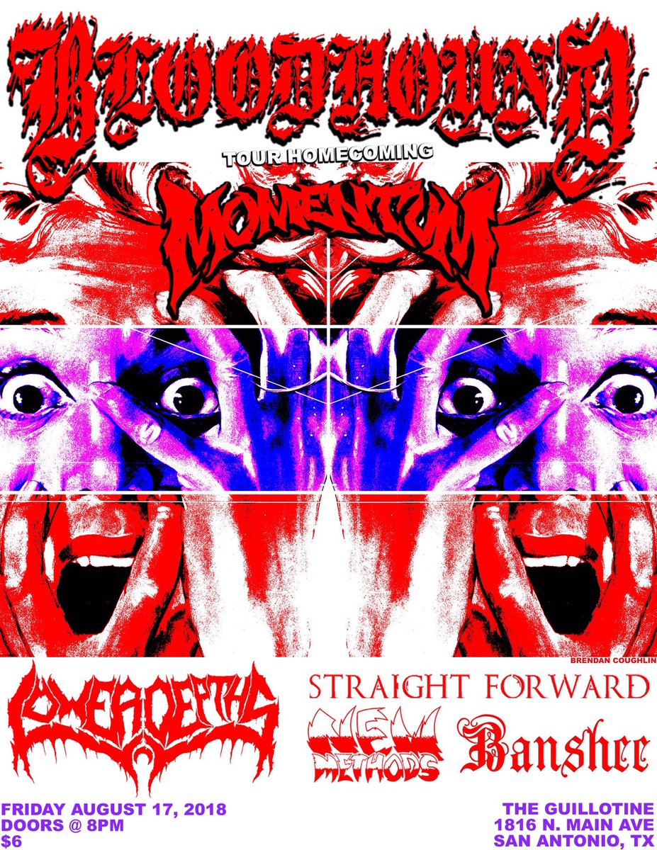Our next show w/ <a href="/BloodhoundHC/">Bloodhound</a> @lowerdepthshc <a href="/SFtxhc/">Straight Forward TX</a> and more.

Bloodhound gets back from tour that day so come out.
