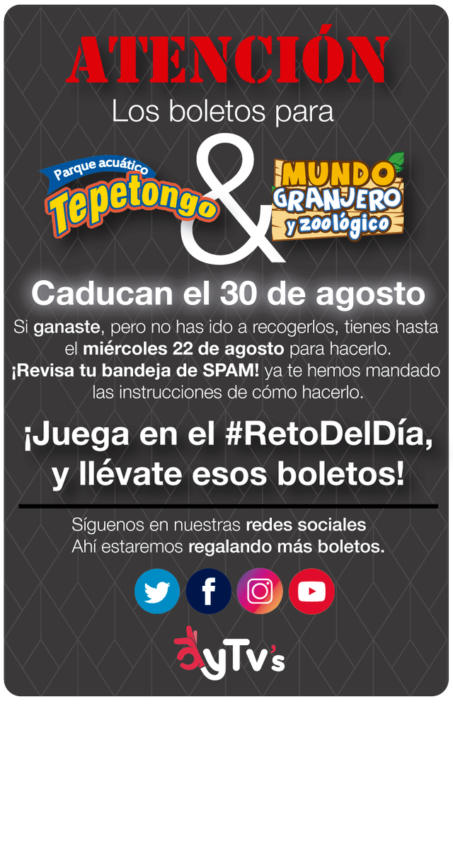 #FelizLunes 
Nuestros premios en #GeoPromos caducan el 30 de agosto. 
Así que descarguen la app, jueguen en los retos del día ¡y llévenselos TODOS!