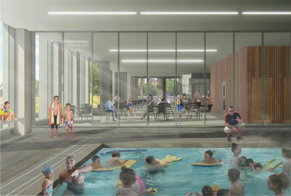 Hackney Council on Twitter "Our proposed new leisure centre has 25m main pool, training pool