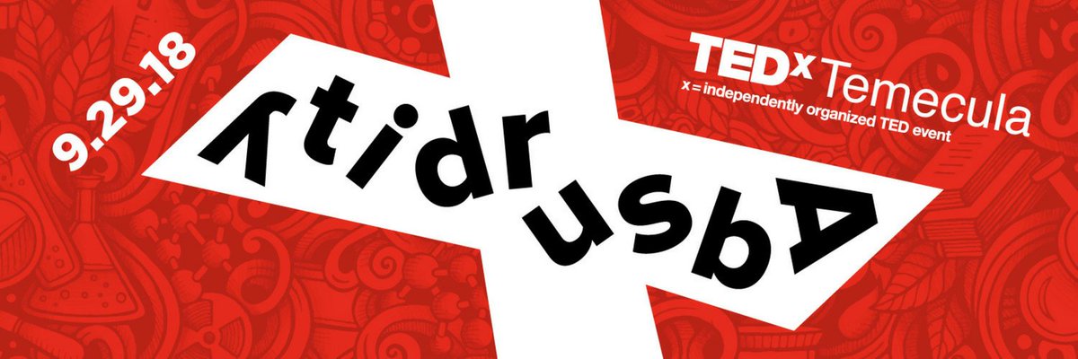 TEDxTemecula's tweet photo. This years event theme is on Absurdity. Head over to the website to check out the itinerary. Will you be in attendance?

https://t.co/VHKNheldmn

#TedxTemecula #TemeculaEvents #Absurdity #TedTalks https://t.co/cg8Y9P2Yab