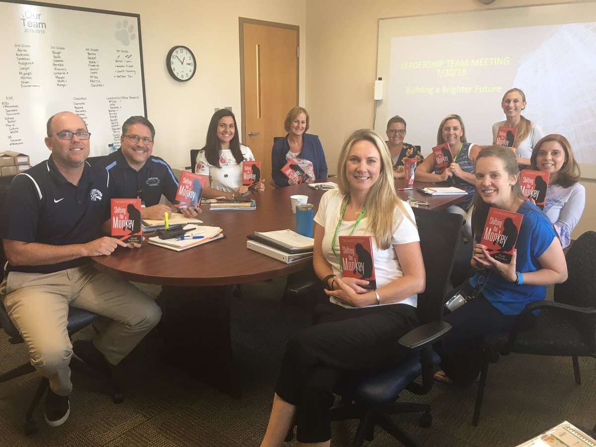 rmccloe's tweet image. @ToddWhitaker Excited to read &quot;Shifting the Monkey&quot; with our leadership team!!! #ecepantherpride