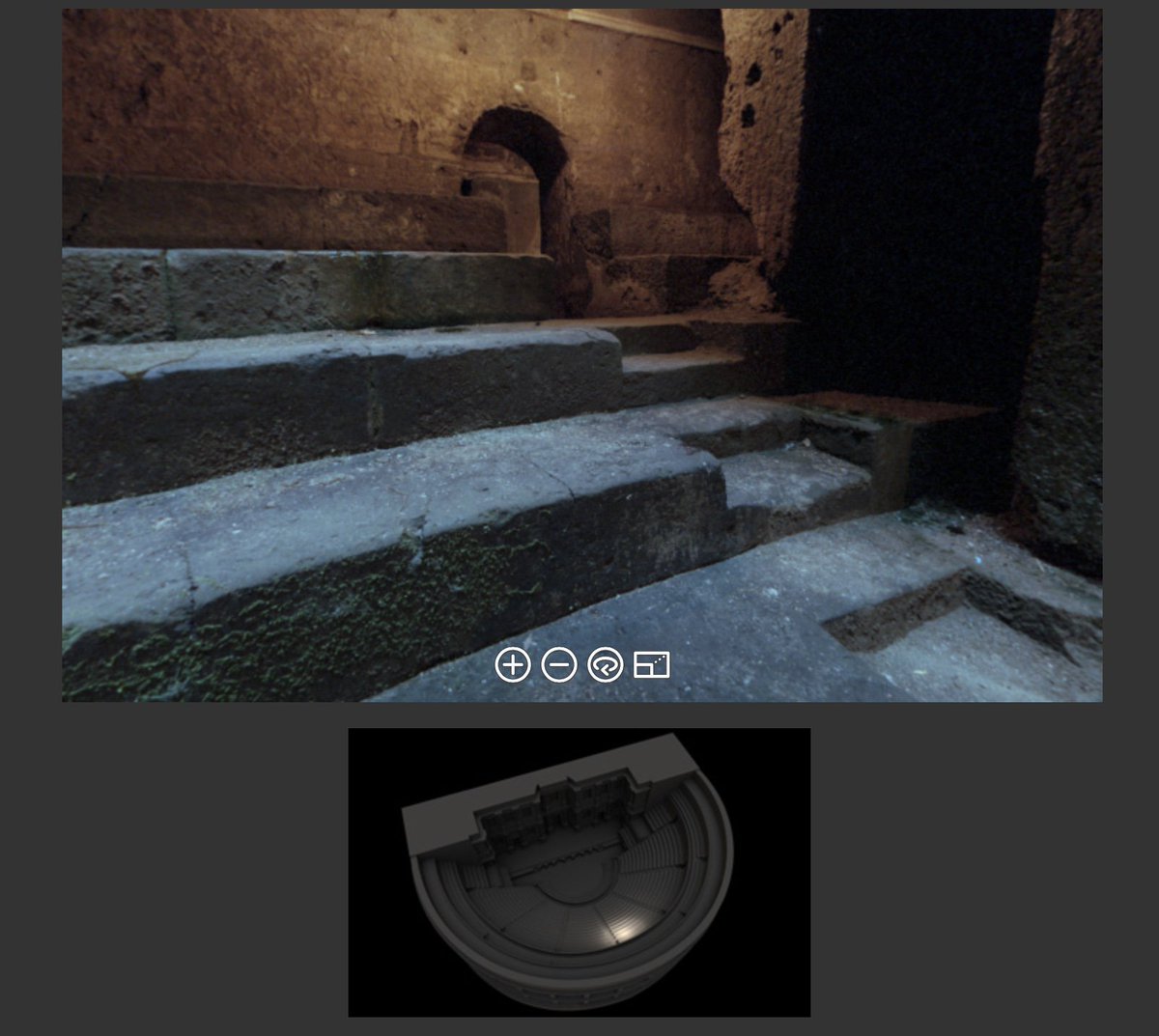 And if there is no chance you can visit the theatre at Herculaneum in person, next best thing is to navigate through the building virtually using the the wonderful panoramic photograph tour compiled by my friend Brian Donovan.  http://www.donovanimages.co.nz/proxima-veritati/Herculaneum/Theatre/index.html