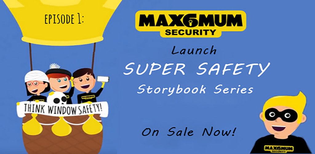 MAX6MUMSECURITY's tweet photo. Our #Window Safety #Storybook - to teach children how to stay safe around windows -  is available to buy now! Check it out: https://t.co/xc1jCaN85s https://t.co/vy2pJ5st1x