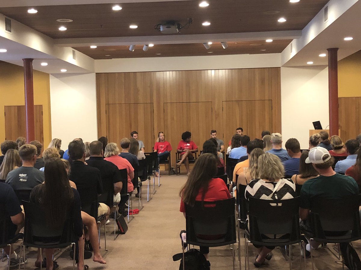 Welcome to the 60+students and families on campus for our first summer visit day series @CSBSJU. #futurebennies #futurejohnnies