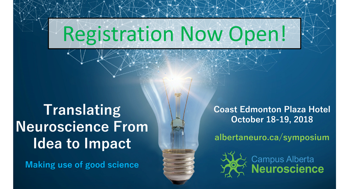 ABneurosci's tweet photo. Join us at CAN's 7th annual symposium October 18-19th to learn more about neuroscience and mental health research translation work being done in Alberta and how you can make an impact. Registration is now OPEN! #ABneuro2018
https://t.co/yh7xX9Kpfl https://t.co/perTpXHANJ