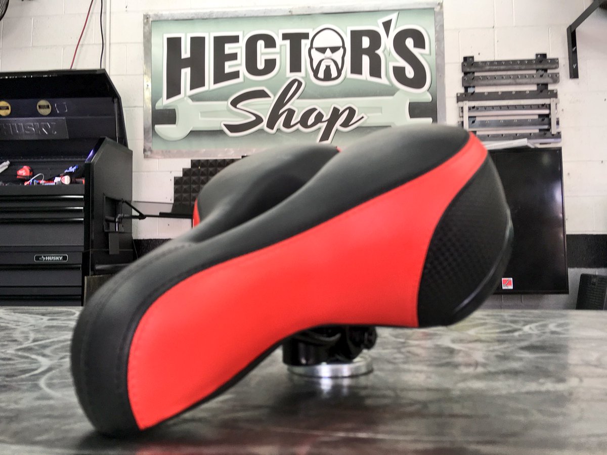 HectorsShop's tweet image. How can a bicycle seat help You  Keep Your Zerks Greased?  We’ve updated our editing software and while we were at it, also updated some hardware especially in the audio dept. #SteppingUpOurGame Nothing but the best for my fans😘 #Thx4TheSupport