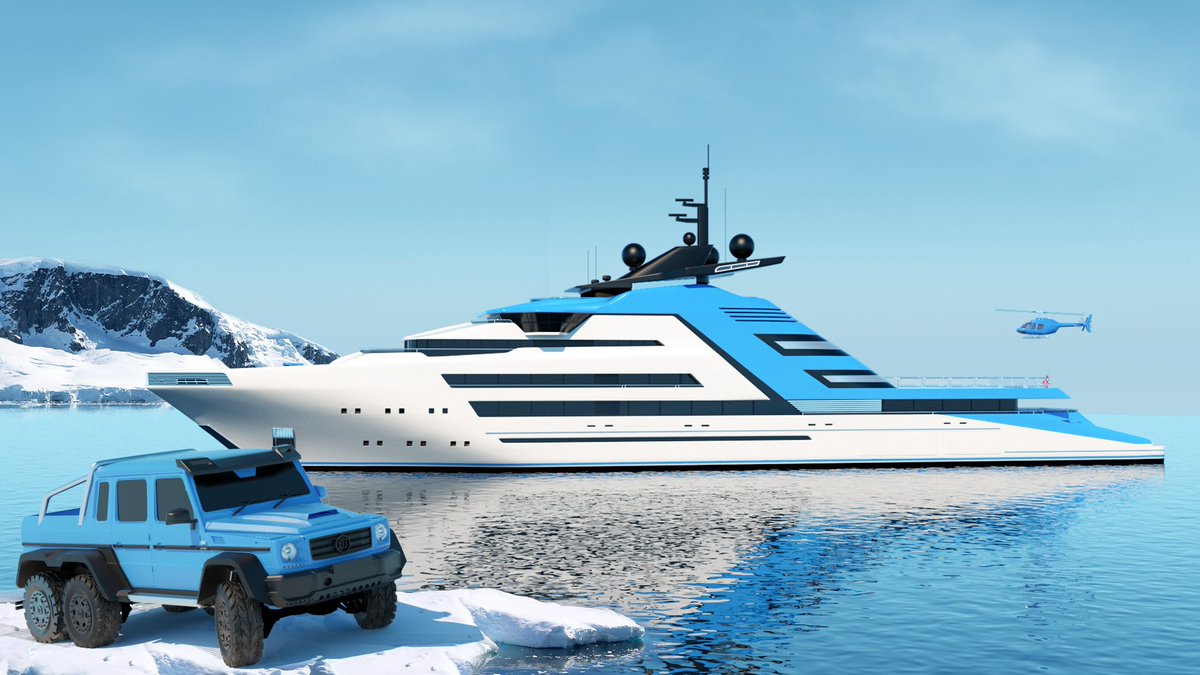 StrandCraft's tweet image. 122 Meter Aurora Borealis Explorer Yacht 
Design by Kurt Strand 
strand-craft.com 
@MercedesBenz @superyachttimes @MegayachtNews @DubaiBoat @mys_monaco @Lurssen @oceanofnews @Feadship