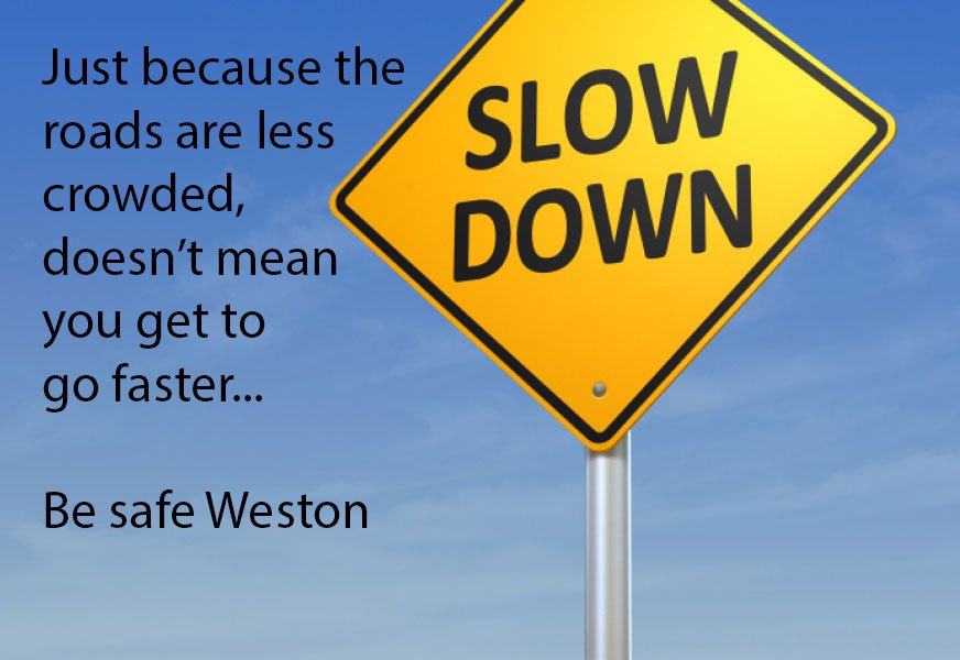 The speed limit is the speed limit.  Roadways inside gated communities too.  School is out - be careful, for children's sake (and your's too)
