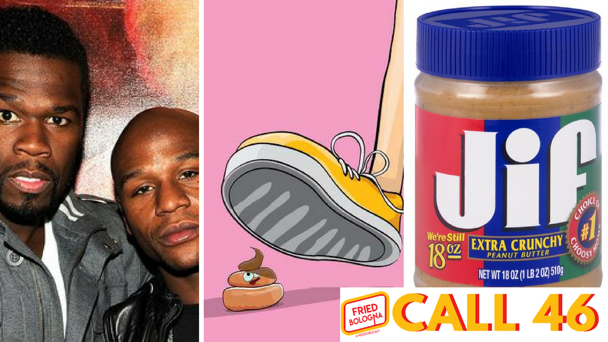 FriedBolognaEnt's tweet photo. Check out the latest #friedbologna #podcast convo with @TinMan_TC and @Iam_HiIQ! "Call 46: Floyd vs Fif, San Francisco's Shit &amp; F*ck Crunchy Jif" #Call46 

iTunes: https://t.co/dSamTA3riS
Google Play: https://t.co/OXThgidx0t https://t.co/mpVPn1kb0b