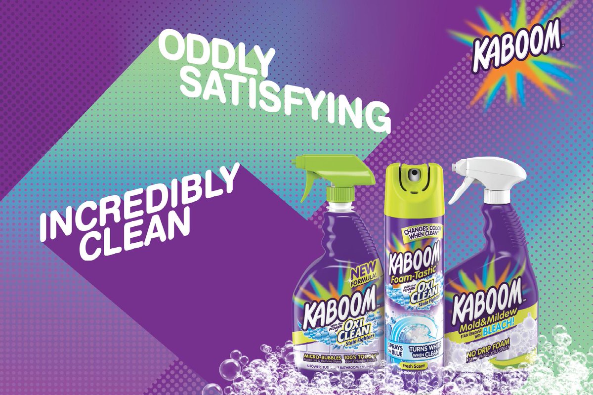 iam_shopoholic's tweet photo. #AD KABOOM™... and you have a clean bathroom! Hurry and save 50¢ on any 1 Kaboom™ product at Family Dollar from 7/29/18-8/11/18 or until supplies last (must be redeemed by 8/25/18). https://t.co/SqP3xwzkfr #IncrediblyClean #KaboomBathroomCleaner #OddlySatisfying https://t.co/eChlNx5i4S