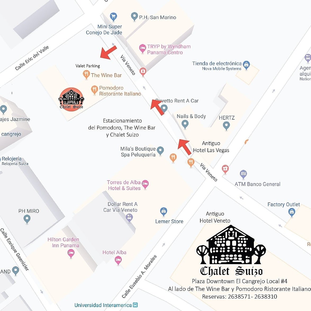 RestChefWilly's tweet image. El nuevo horario es de Lunes a Sábado de 5 a 11 pm, cerrados los medio día y domingos.
El acceso al restaurante Chalet Suizo será a través del The Wine Bar, donde le daremos la bienvenida a nuestro nuevo hogar. Contaremos con Valet Parking después de las 6 pm. Chef Willy
263.8571