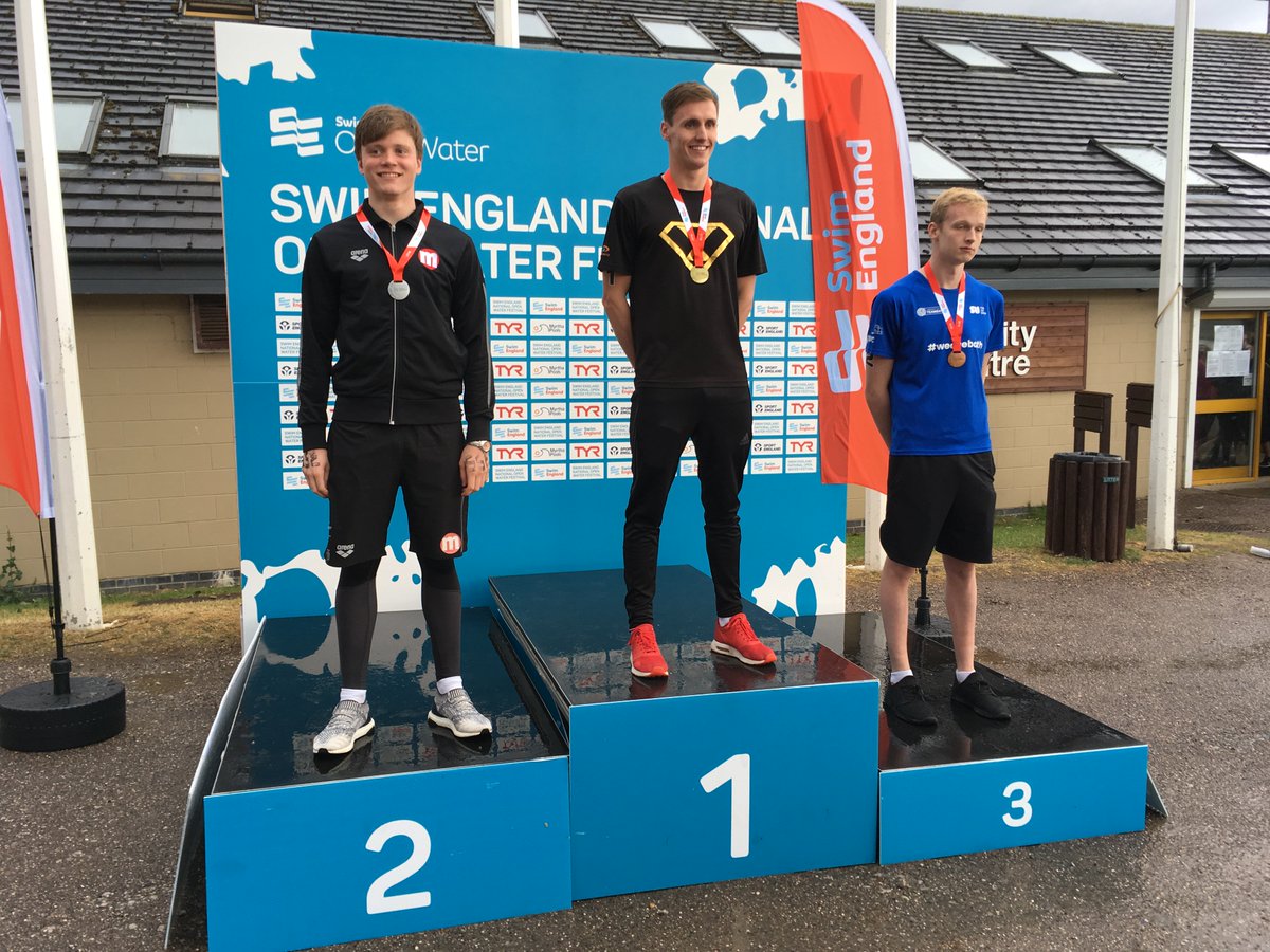 Swim_England's tweet image. The medallists in the #NationalOpenWaterFestival Boys 19 Years and over 5K race are:
🥇Ryan Reader (@DerventioeXcel) 58:10
🥈Bailey Hairsine (@wearecomast) 58:14
🥉William Ryley (@TeamBathAS) 59:12
Great swim guys - well done to all who took part