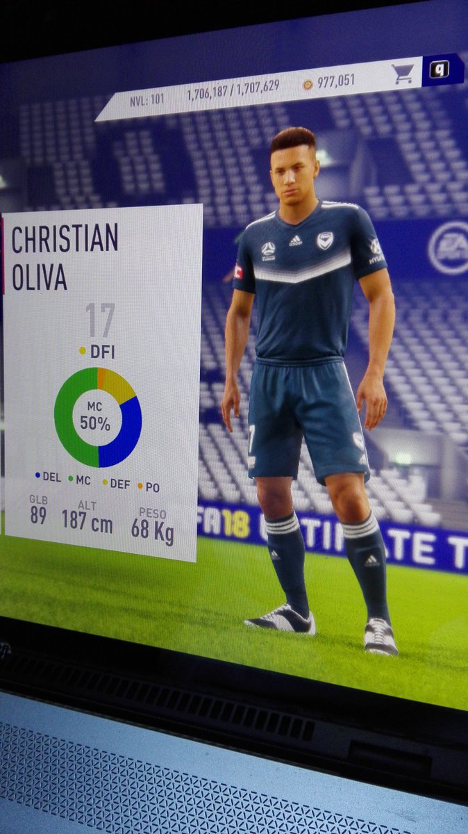 GuilleMello's tweet photo. Ahora soy Christian #Oliva, jugador de #Nacional, en el #ClubesPro de @EASPORTSEsp. ¡Vamos @RusticosLos! https://t.co/VUxQRjtteQ