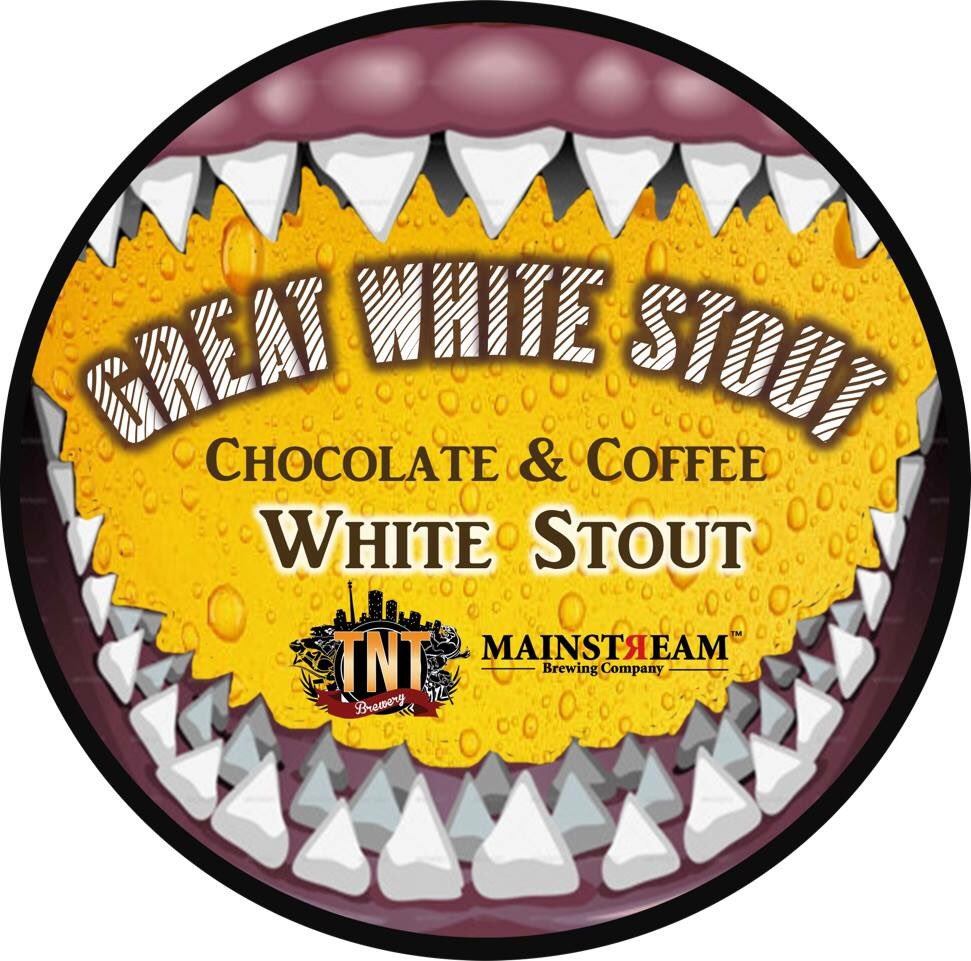 Here it is folks, a very special beer for <a href="/SAonTAP/">Untapped Craft Brew Fest</a>! Unveiling our collab with TNT Brewery: the Great White Stout! This beer has an amazing coffee taste, with the decadence of chocolate notes on the nose... and it’s a rich golden color!
MAINSTЯEAM – Live Life Upstream!