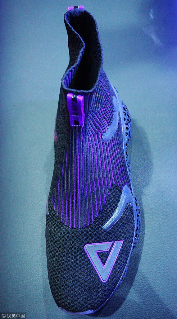 3DShoes's tweet photo. Retweeted China Daily (@ChinaDailyUSA):

Shoes of the future? Chinese sportswear company Peak Sport Products unveiled its latest 3D-printed basketball sneakers recently in Hangzhou, East China's Zhejiang province. (Photo: VCG) https://t.co/ezk0o6hKC7