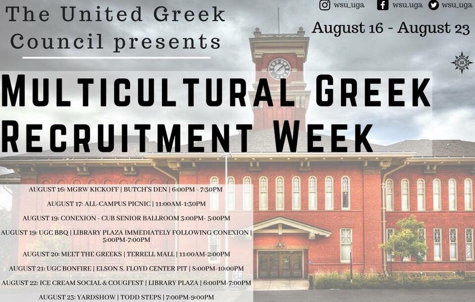 GammasWSU's tweet photo. Multicultural Greek Recruitment Week is 3 weeks out!!! It’ll be a fun week of events that are open to all!
The sisters of Gamma Alpha Omega Sorority, Inc. will have sisters at every event! We hope to see you there and share more about our organization with you, #WhyGamma 💙 https://t.co/VXGRnZ9Q9P