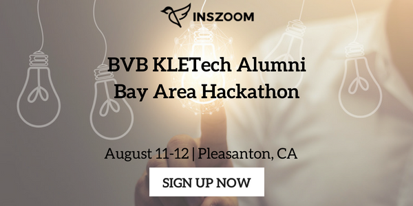 INSZoom's tweet photo. Are you looking to use your coding skills for building something different? Add your name to the list for the #INSZoom 24-hour #hackathon on August 11 for BVB KLETech Alumni. Sign up right here: https://t.co/HbrmK9quKX https://t.co/aDmmloj3SQ
