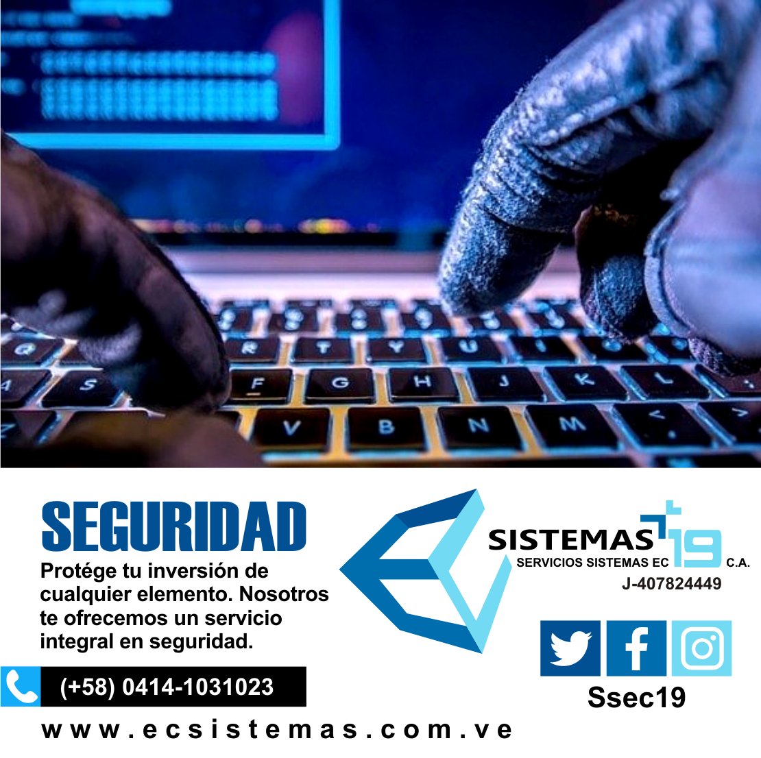 ssec_19's tweet photo. Necesitas proteger tu inversión de cualquier elemento. Nosotros te ofrecemos un servicio integral en seguridad, instalación, actualización y soporte.
#Antivirus #Firewall #Seguridad #software #programas #componentes #servicio #garantia #computadora #sistema #mantenimiento #30Jul https://t.co/68WOcTCrbt