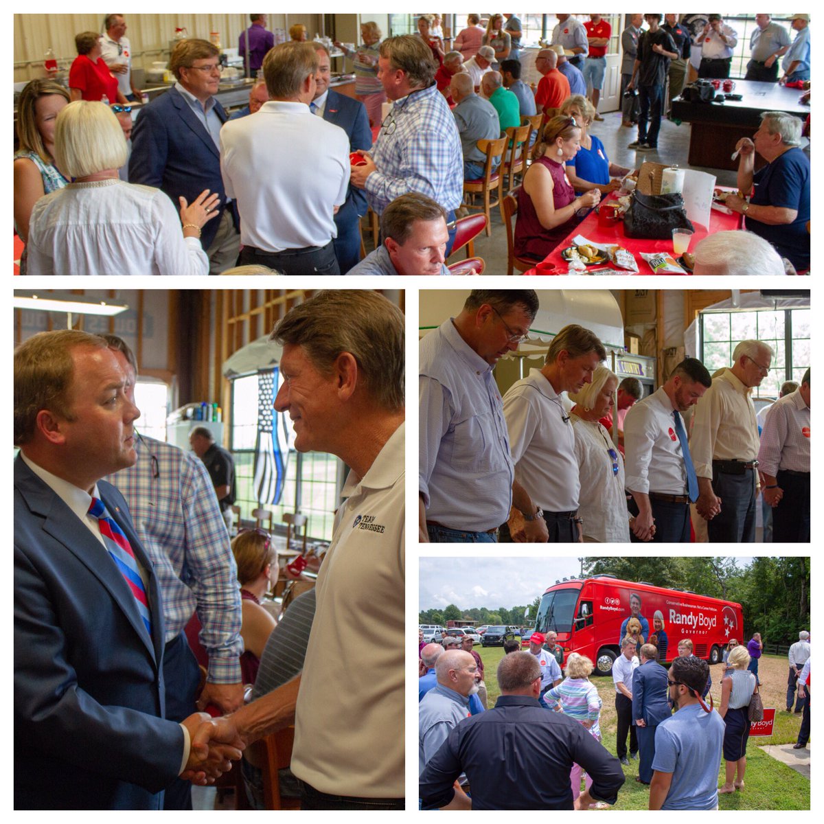 Tipton County came out in force today! Thank you to @CovingtonMayor, Sheriff Chumley and the 75+ friends and supporters who joined us on our 95 Hour Sprint. This campaign has always been a grassroots campaign. It’s not too late to join the momentum ➡️ randyboyd.com/get-involved/