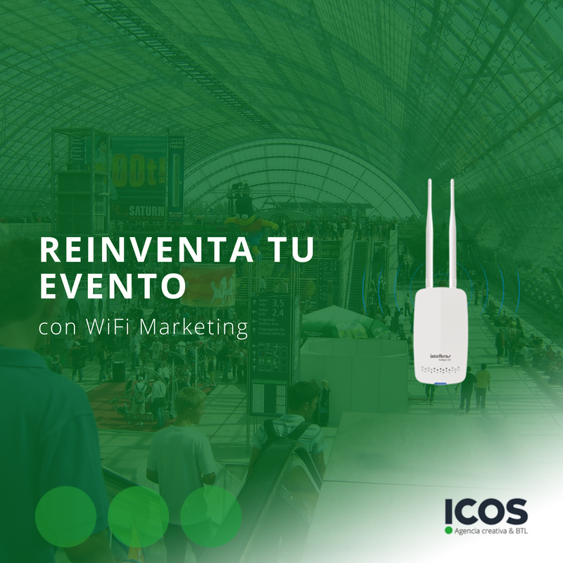 icos_mx's tweet photo. ¿Ya conoces el #WifiMarketing? Descubre una de las maneras más innovadoras para potenciar la interacción de tu evento: https://t.co/MWKfKe2Jsh #BTL #experientialmarketing https://t.co/nNon4F7bIW