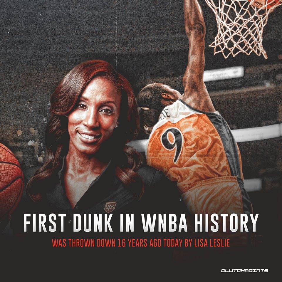 lisa leslie first wnba dunk