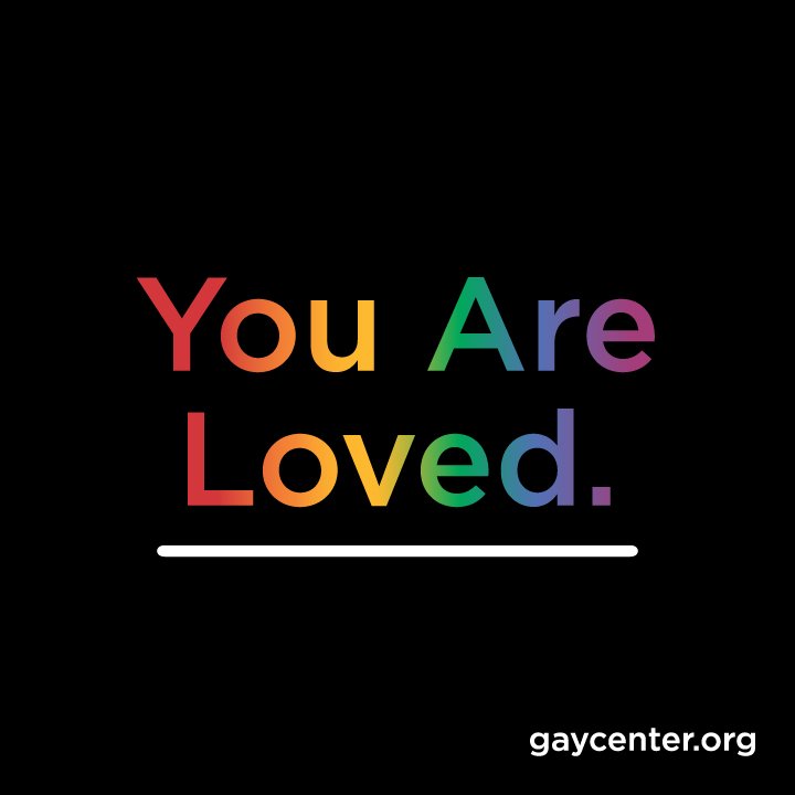 LGBTCenterNYC's tweet photo. You are loved. You are beautiful. You are powerful. You are valid. https://t.co/UE41H7397P
