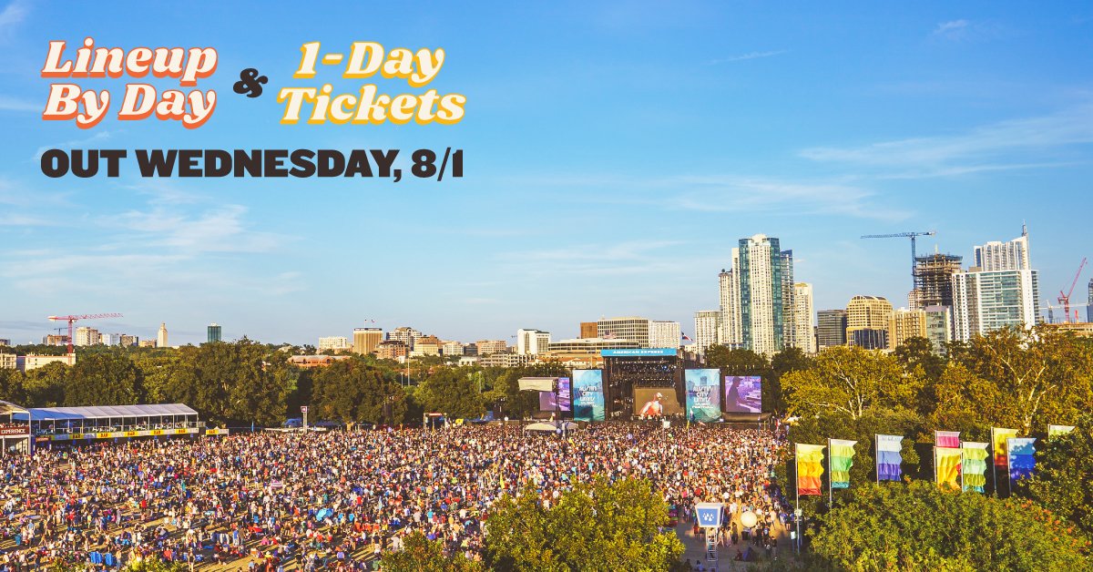 ACL Festival on Twitter "The ACLFest Lineup by Day will be revealed