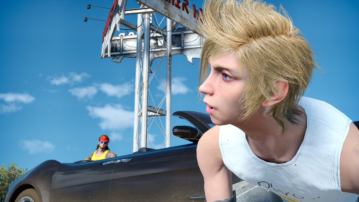 SakuraLunafreya's tweet photo. @tifa_redeye I can't stop screen the interactions between these two 😂💖💖#Prompto #Cindy #PrompDy #PromDy #FFXV #FinalFantasyXV #PromptoArgentum #CindyAurum #FFXVWindowsEdition #Ansel #NvidiaAnsel https://t.co/v39KHaMpXB