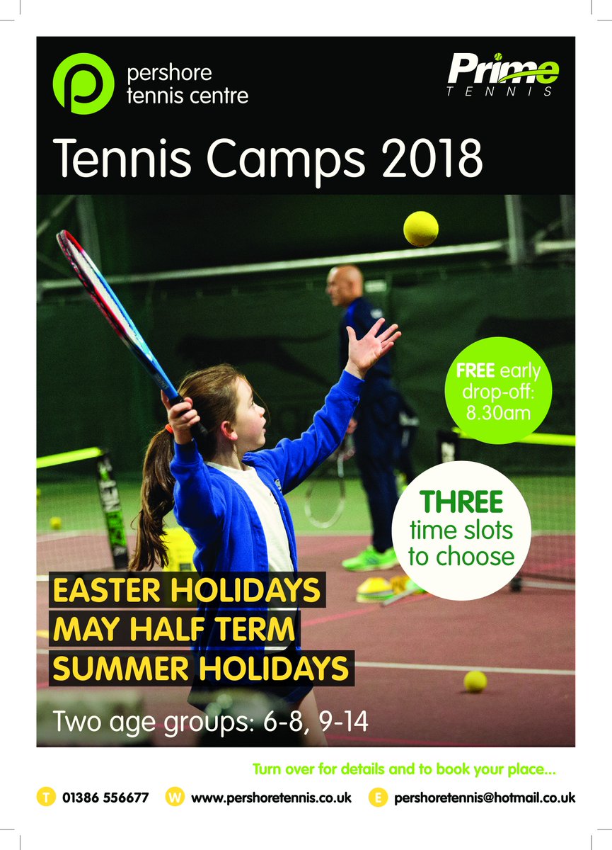 PrimeTennis1's tweet photo. I hope your holidays are going as well as mine #WorcestershireHour?! We have #tennis for all @tennispershore and would love to see your juniors on court for our #summerholidays #Holiday #Tennis #Camps - book on-line https://t.co/h067gwLjAi or call the team on 01386 556677  🎾 https://t.co/KrsO8sgUth
