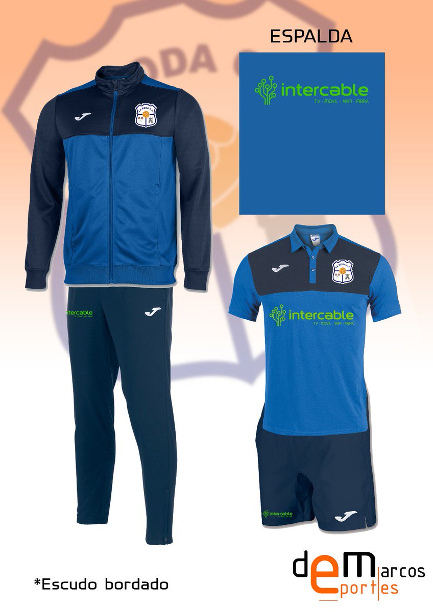 🔵 🔵Seguimos preparando la próxima temporada❗❗Hoy os mostramos la que será la nueva indumentaria de calle. Chándal, polo y calzonas gracias a nuestros amigos de @Intercablemovil.¿Qué os parece? 👏