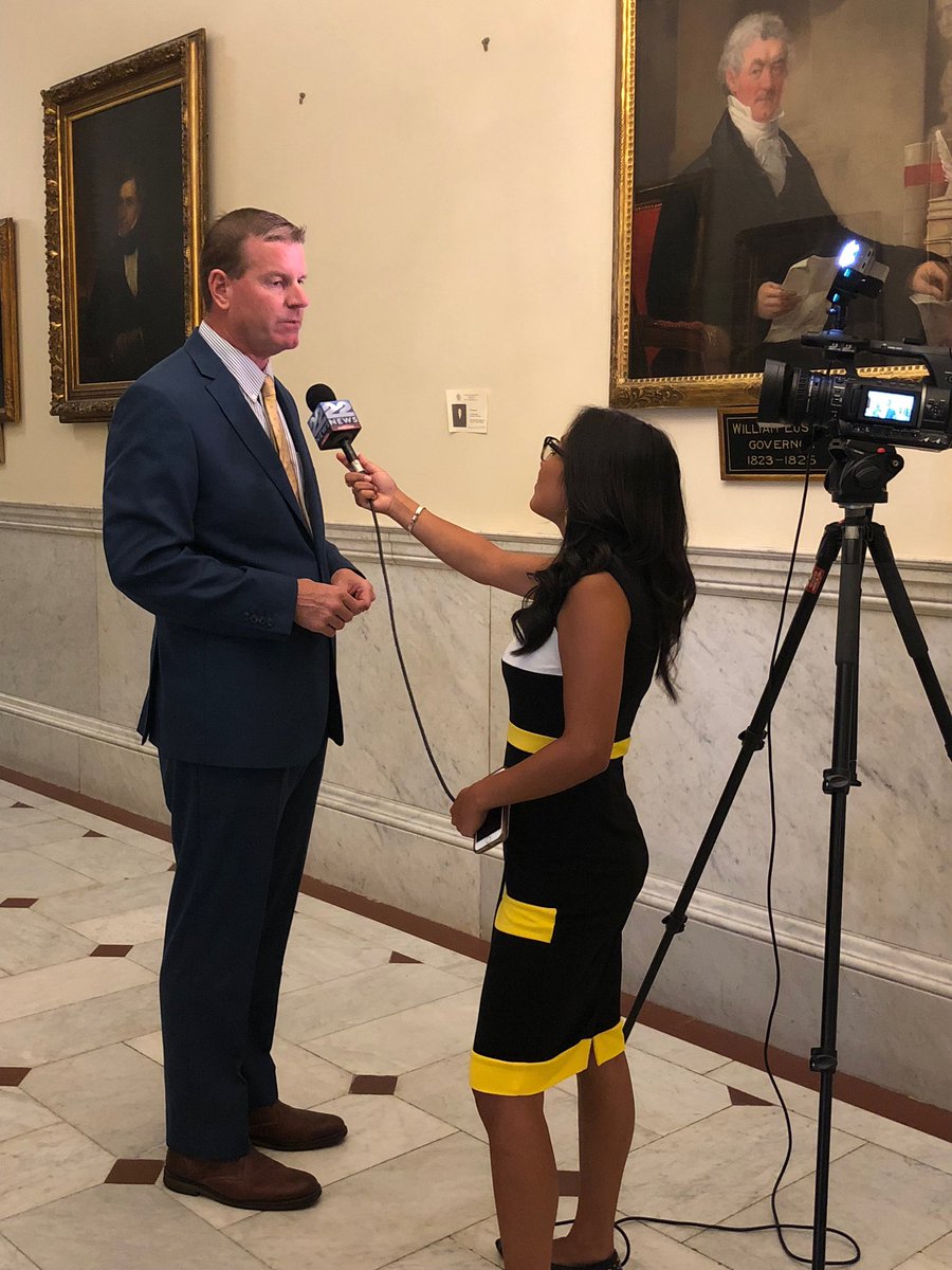 Rep. Michael Finn presenting the highlights of the FY 2019 budget, and how it benefits West Springfield, Springfield, and Chicopee.