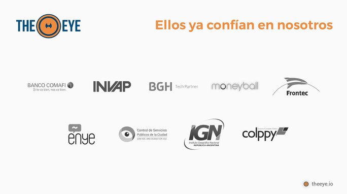 theeye_io's tweet photo. Estas empresas confían en #TheEye para optimizar sus procesos de trabajo. ¡Asesórate para dar el próximo paso en la #TransformaciónDigital!

#RPA #Automatización #Empresas #INVAP #COMAFI #FRONTEC #BGH #LATAM https://t.co/5ecBhR6qfV