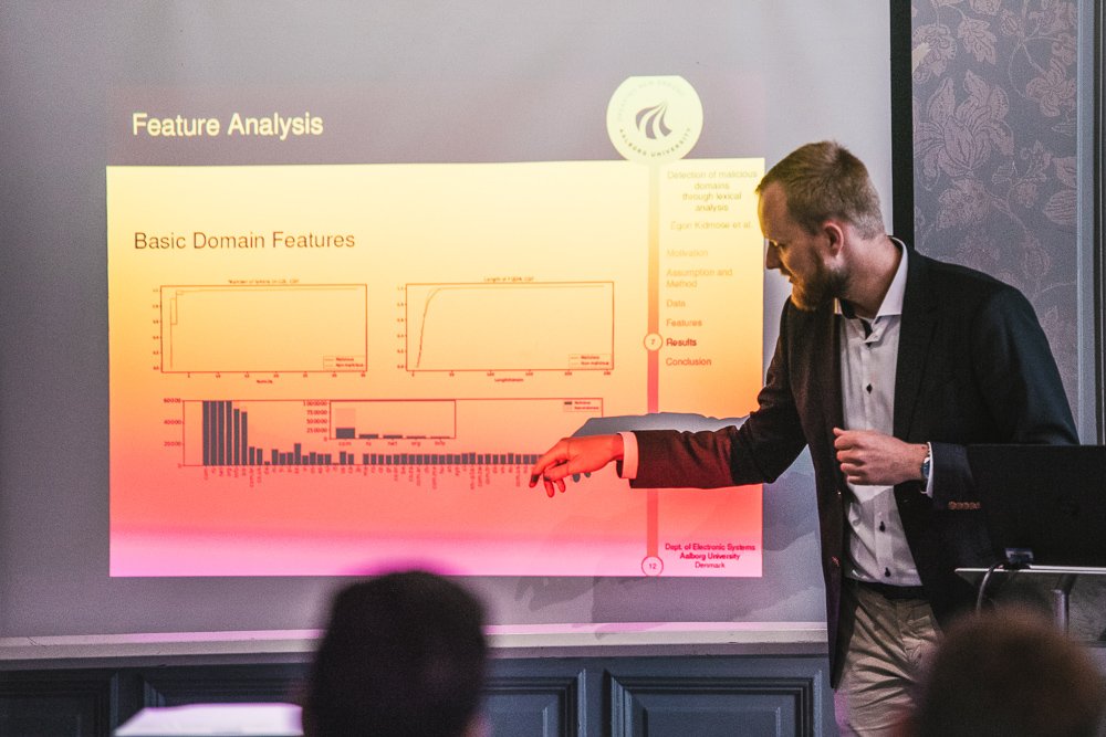 cmricorg's tweet photo. Egon @ekidmose of #AalborgUni presented his paper on Detection of malicious domains through lexical analysis at the @IEEEorg #CyberScience2018 conference in #Glasgow #Scotland #UK
https://t.co/FZesHwyorS
#CyberSA #Cybersecurity #Malware #LexicalAnalysis https://t.co/DiKqvZNKDv