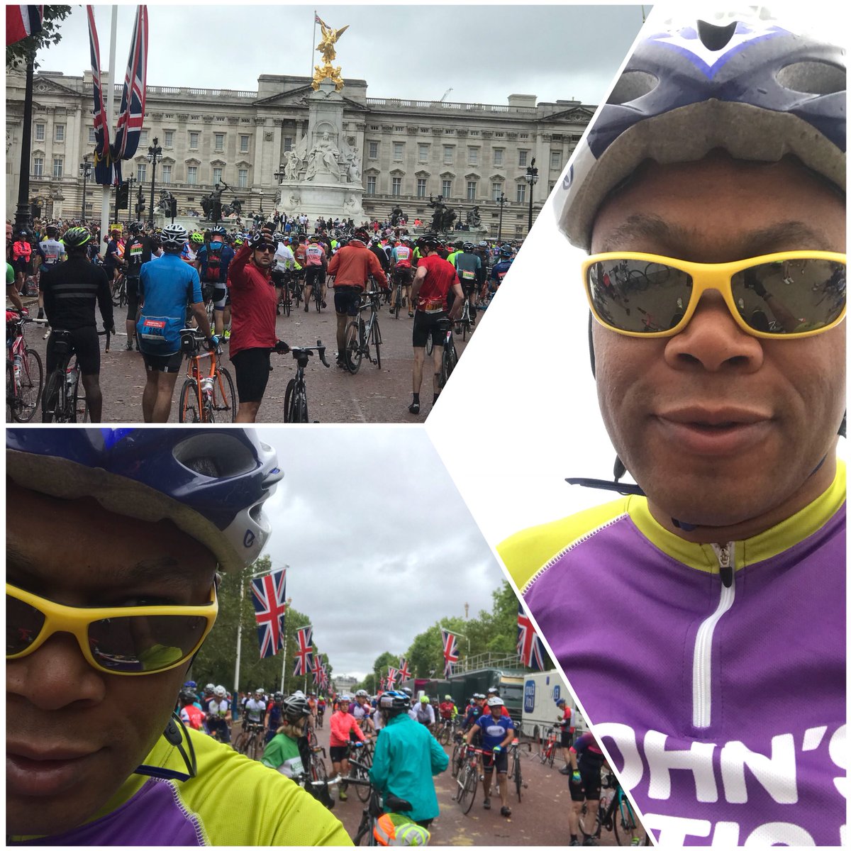hibbertski's tweet photo. Amazing day yesterday taking part in #ridelondon2018 in support of @CrohnsColitisFR https://t.co/mWb6Qw7bRV Weather was let’s say inclement! https://t.co/rNC0l6DgFG