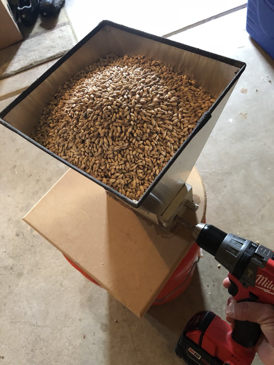 Flipsidebrewing's tweet photo. Finally brewing again! NE Pale Columbus- Amarillo - Citra going in... https://t.co/tC2QWoDAkU