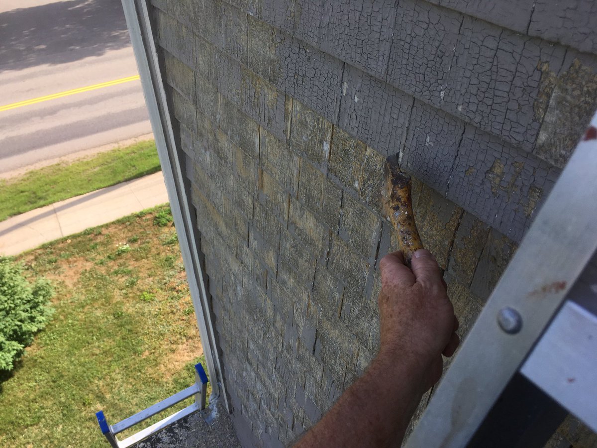 DaveAtCOGS's tweet image. Another summer = painting time. I’ll provide an “after pic” in next few days. #PresentView