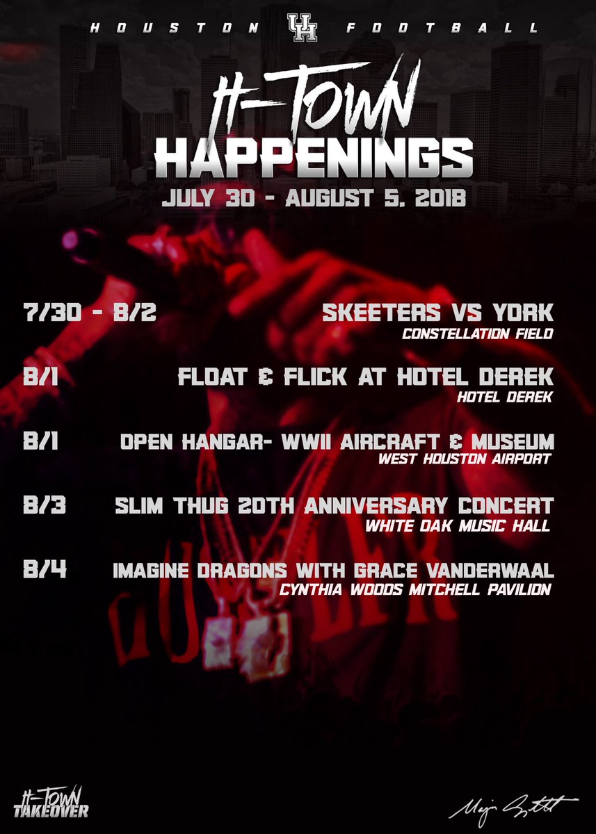 UHFBRecruiting's tweet image. This is what’s happening this week in H-Town.
#GOCOOGS #19NITE